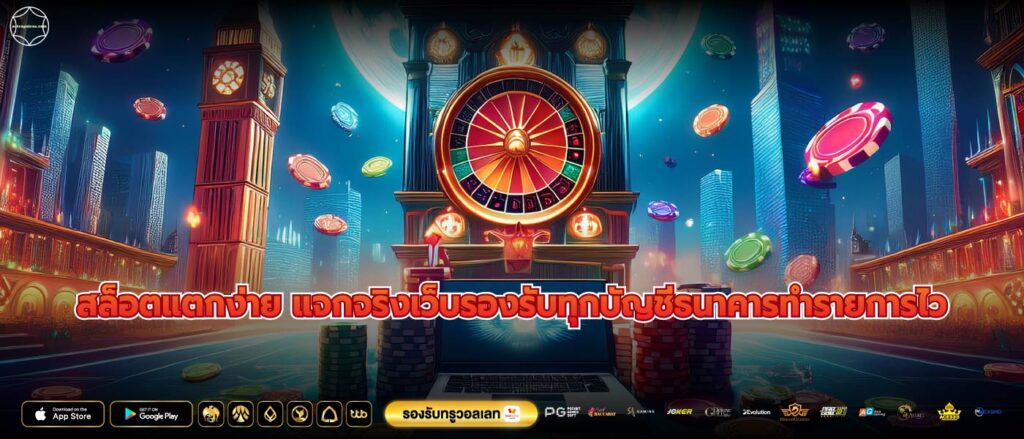 สล็อตแตกง่าย แจกจริงเว็บรองรับทุกบัญชีธนาคารทำรายการไว